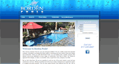 Desktop Screenshot of bordenpools.com